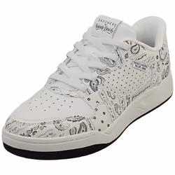 Skechers Snoop Dogg Koopa Mens Fashion Trainers in White Black - 11