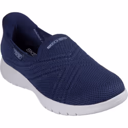 ) Skechers On-the-GO Flex Excellency Textile Women's Navy Trainers - Blue, 3 (Adults'