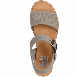 ) Skechers Desert Kiss Serendipitous Polyester Women's Olive Sandals - Green, 4 (Adults'