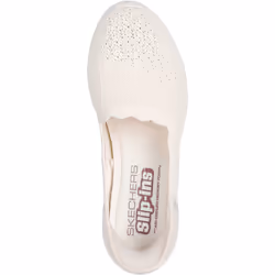 ) Skechers Seager Believe It Textile Women's Off White Trainers - White, 6 (Adults'