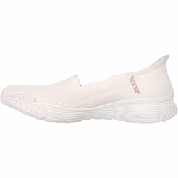 ) Skechers Seager Believe It Textile Women's Off White Trainers - White, 6 (Adults'
