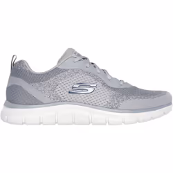 ) Skechers Track Glendor Polyester Men's Grey Trainers - Grey, 10 (Adults'