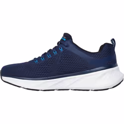 ) Skechers Relaxed Fit Edgeride Contention Polyester Men's Navy/Blue Trainers - Blue, 8 (Adults'
