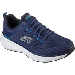 ) Skechers Relaxed Fit Edgeride Contention Polyester Men's Navy/Blue Trainers - Blue, 12 (Adults'