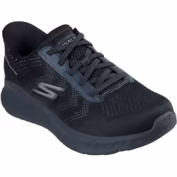 ) Skechers GO WALK NOW Payton Textile Men's Black Trainers - Black, 11 (Adults'