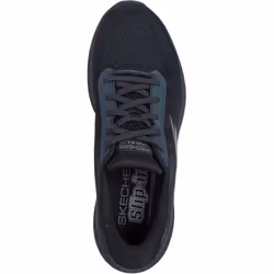 ) Skechers GO WALK NOW Payton Textile Men's Black Trainers - Black, 11 (Adults'