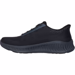 ) Skechers GO WALK NOW Payton Textile Men's Black Trainers - Black, 11 (Adults'