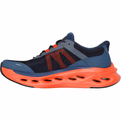 ) Skechers Performance Max Cushioning Glide-Step Men's Navy/Orange Trainers - Blue, 7 (Adults'