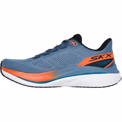 ) Skechers Performance Max Cushioning Propulsion Textile Men's Slate Trainers - Blue, 7 (Adults'