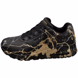 Skechers Uno Marbel Marvel Womens Fashion Trainers in Black - 8