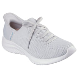 ) Skechers Ultra Flex 3.0 Elevated Women's Light Grey Trainers - Grey, 4 (Adults'