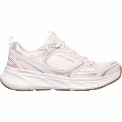) Skechers Edgeride Silver Eclipse Synthetic Women's Pink Trainers - Pink, 3 (Adults'