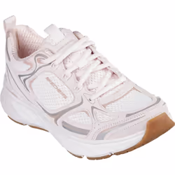 ) Skechers Edgeride Silver Eclipse Synthetic Women's Pink Trainers - Pink, 4 (Adults'