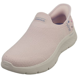 Skechers Slip-ins Go Walk Flex Womens Slip On Trainers in Light Pink - 4