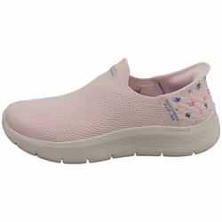 Skechers Slip-ins Go Walk Flex Womens Slip On Trainers in Light Pink - 5