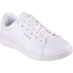 ) Skechers Cavell Hensley Polyurethane Men's White Trainers - White, 12 (Adults'