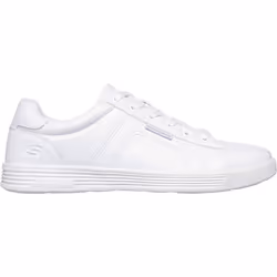 ) Skechers Cavell Hensley Polyurethane Men's White Trainers - White, 12 (Adults'