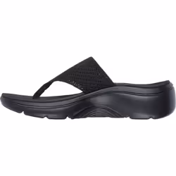 ) Skechers Go Walk Arch Fit 2.0 Polyester Women's Black Sandals - Black, 7 (Adults'