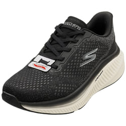 Skechers Go Walk Max Cushioning Womens Fashion Trainers in Black White - 5