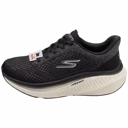 Skechers Go Walk Max Cushioning Womens Fashion Trainers in Black White - 8