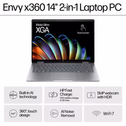 HP Elite x360 14-fa0004na 2-in-1 Laptop Ryzen 5 8640HS 14 inch 16 GB RAM 512 GB SSD 2K Windows 11 Home Grey touchscreen - Additional view 5
