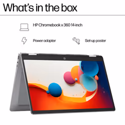 HP Chromebook x360 14b-cd0002na Intel® N N100 35.6 cm (14") Touchscreen HD 4 GB LPDDR5-SDRAM 128 GB eUFS Wi-Fi 6 (802.11ax) ChromeOS - Additional view 7