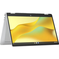 HP Chromebook x360 14b-cd0001na Intel® N N200 35.6 cm (14") Touchscreen Full HD 8 GB LPDDR5-SDRAM 128 GB eUFS Wi-Fi 6 (802.11ax) ChromeOS