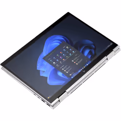 HP Elite x360 830 G11 Intel Core Ultra 7 155U Hybrid (2-in-1) 33.8 cm (13.3") Touchscreen WUXGA 16 GB LPDDR5x-SDRAM 512 GB SSD Wi-Fi 6E (802.11ax) Windows 11 Pro Silver