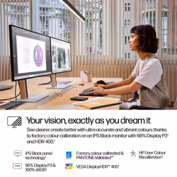 HP Series 7 Pro 27 inch QHD Thunderbolt 4 Monitor - 727pu - Additional view 5