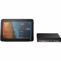 POLY Studio Base Kit G9 Plus for Microsoft Teams HP Mini IP PC w/TC10, Multimedia congress terminal, WXGA, Windows 11 IoT Ent ...