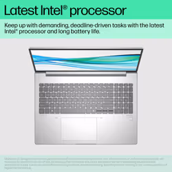HP ProBook 460 G11 Intel Core Ultra 7 155U Laptop 40.6 cm (16") WUXGA 16 GB DDR5-SDRAM 512 GB SSD Wi-Fi 6E (802.11ax) Windows 11 Pro Silver - Additional view 6
