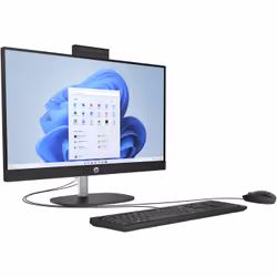 HP 24-cr0040na AMD Ryzen™ 5 7520U 60.5 cm (23.8") 1920 x 1080 pixels All-in-One PC 8 GB LPDDR5-SDRAM 512 GB SSD Windows 11 Home Wi-Fi 6 (802.11ax) Black