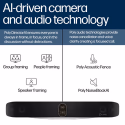 POLY Studio X72 All-In-One Video Bar - Additional view 5