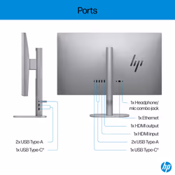 HP OMNISTUDIO X AIO 27-CS0000NA DTPC Intel Core Ultra 7 155H 68.6 cm (27") 3840 x 2160 pixels All-in-One PC 32 GB DDR5-SDRAM 2 TB SSD Windows 11 Home - Additional view 5