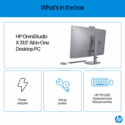 HP OMNISTUDIO X AIO 32-C0002NA DT PC Intel Core Ultra 7 155H 80 cm (31.5") 3840 x 2160 pixels All-in-One PC 16 GB DDR5-SDRAM 1 TB SSD Windows 11 Home - Additional view 5