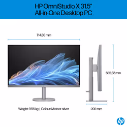 HP OMNISTUDIO X AIO 32-C0002NA DT PC Intel Core Ultra 7 155H 80 cm (31.5") 3840 x 2160 pixels All-in-One PC 16 GB DDR5-SDRAM 1 TB SSD Windows 11 Home - Additional view 6