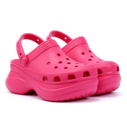 ) Crocs Classic Bae Women's Pink Clogs - Pink, 7 (Adults'