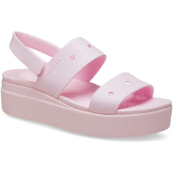 ) Crocs Brooklyn 4U Thermoplastic Women's Pink Milk Sandals - Pink, 8 (Adults'