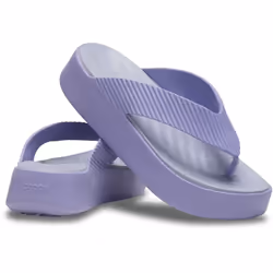) Crocs Getaway Platform Thermoplastic Women's Mystic Purple Sandals - Purple, 5 (Adults'