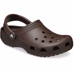 ) Crocs Classic Clog Thermoplastic Coffee Clogs - Brown, 7 (Adults'
