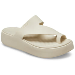 ) Crocs Getaway Platform Thermoplastic Women's Sandstone Sandals - White, 7 (Adults'