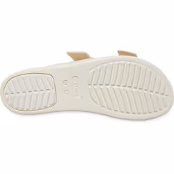 ) Crocs Brooklyn Buckle Women's Sandstone Sandals - White, 8 (Adults'