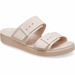) Crocs Brooklyn Buckle Women's Quartz Sandals - Not Specified, 4 (Adults'