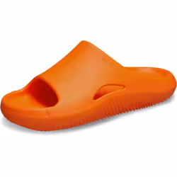 Crocs Unisex Mellow Recovery Slides Sandal Shocking Orange 8 US Women