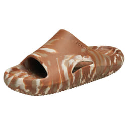 Crocs Unisex Mellow Recovery Slides Sandal  Marbled Cognac  7 US Women