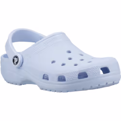 ) Crocs Classic Clog Thermoplastic Blue Frost Clogs - Blue, 4 (Adults'