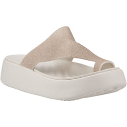 ) Crocs Getaway Toe Loop Thermoplastic Women's Stucco Sandals - White, 7 (Adults'