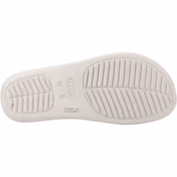 ) Crocs Getaway Toe Loop Thermoplastic Women's Stucco Sandals - White, 7 (Adults'