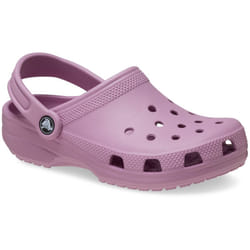 ) Crocs Toddler Classic Clog Thermoplastic Hydrangea Loafers - Purple, 4 (Adults'