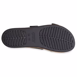 ) Crocs Brooklyn Buckle Women's Black Sandals - Black, 7 (Adults'